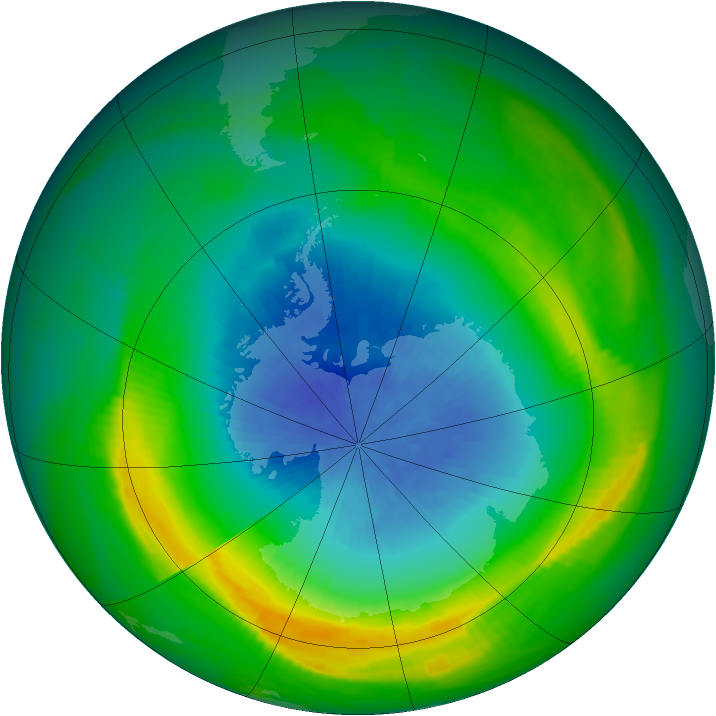 Ozone Map 1980-10-13